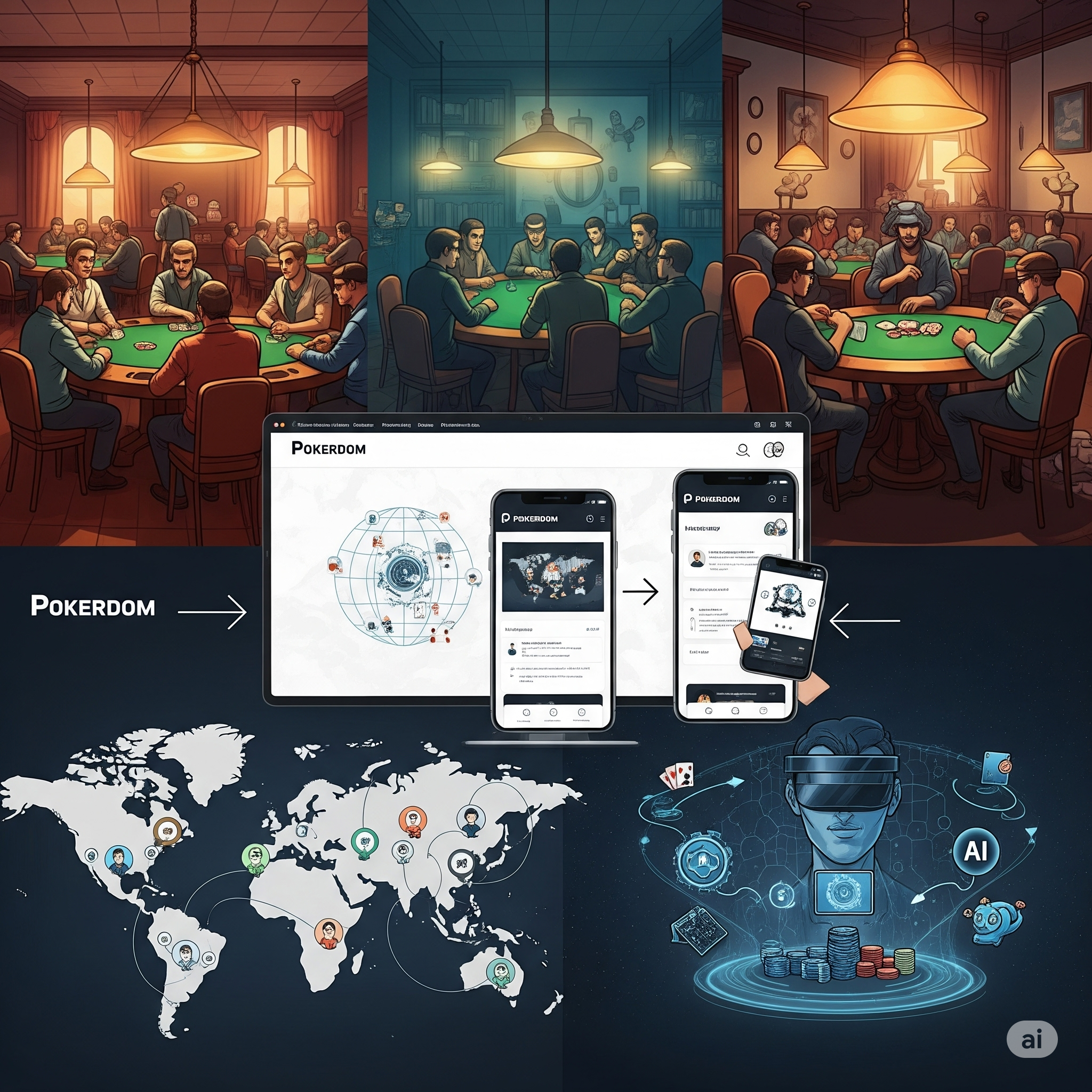 Эволюция Pokerdom от покер-рума до универсальной платформы