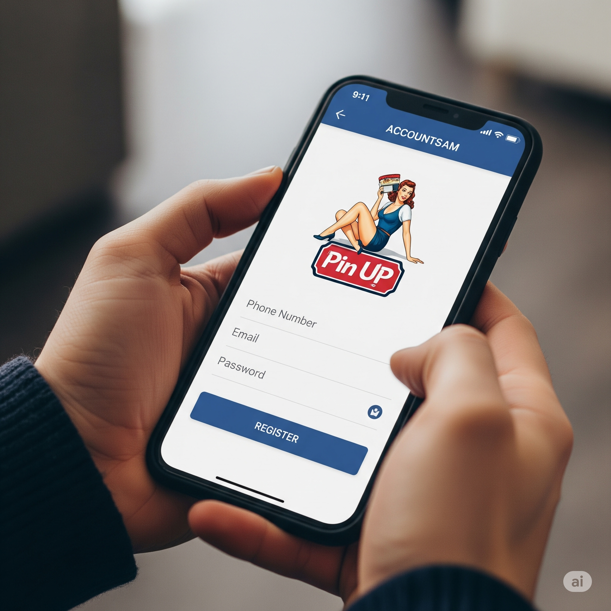 Регистрация в мобильном приложении Pin Up Казахстан - создание аккаунта