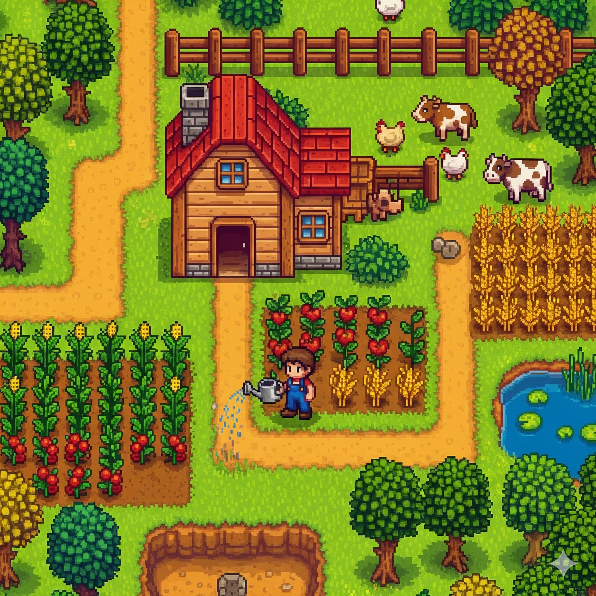 Stardew Valley - уютная пиксельная игра про фермерство