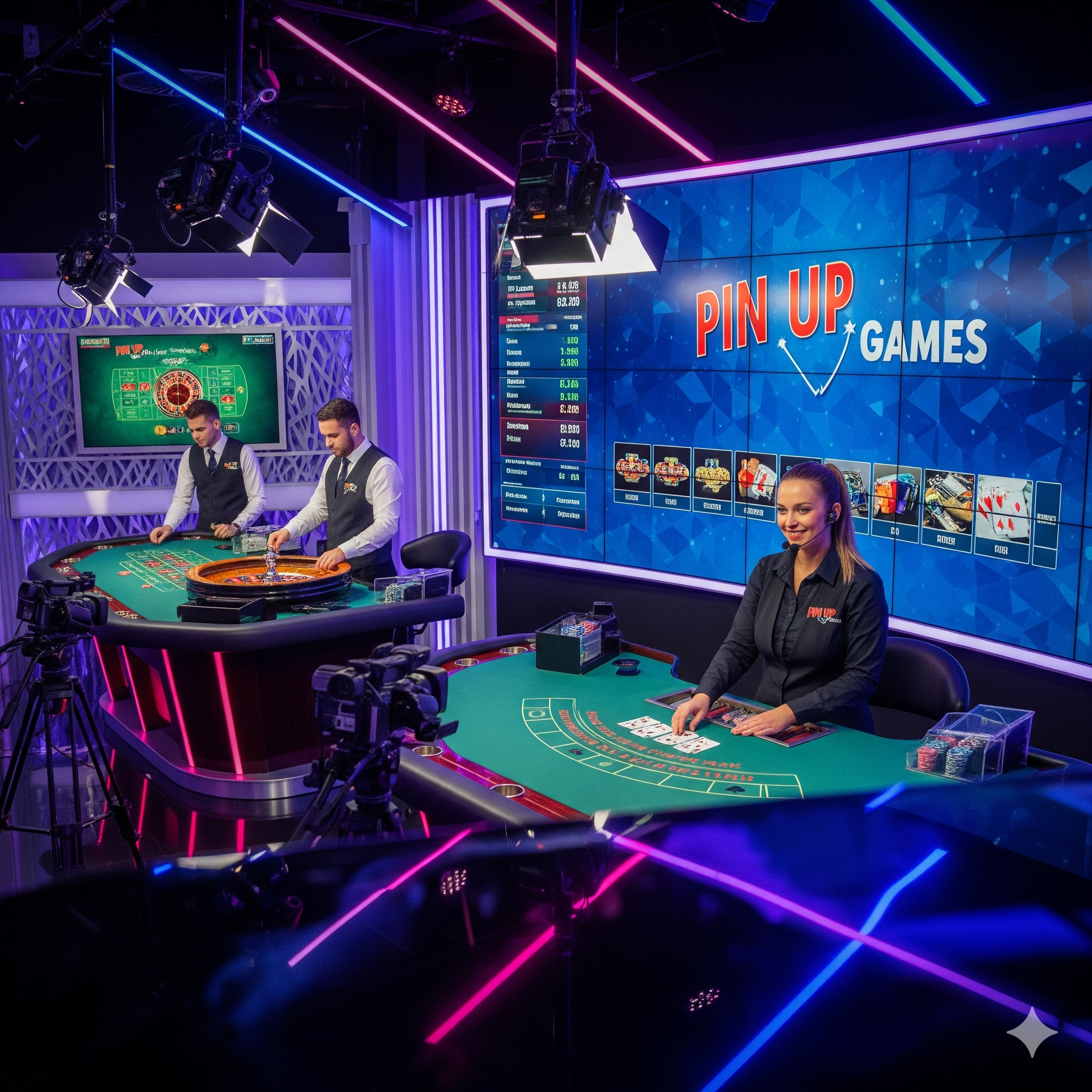 Live casino игры в Pin Up Games