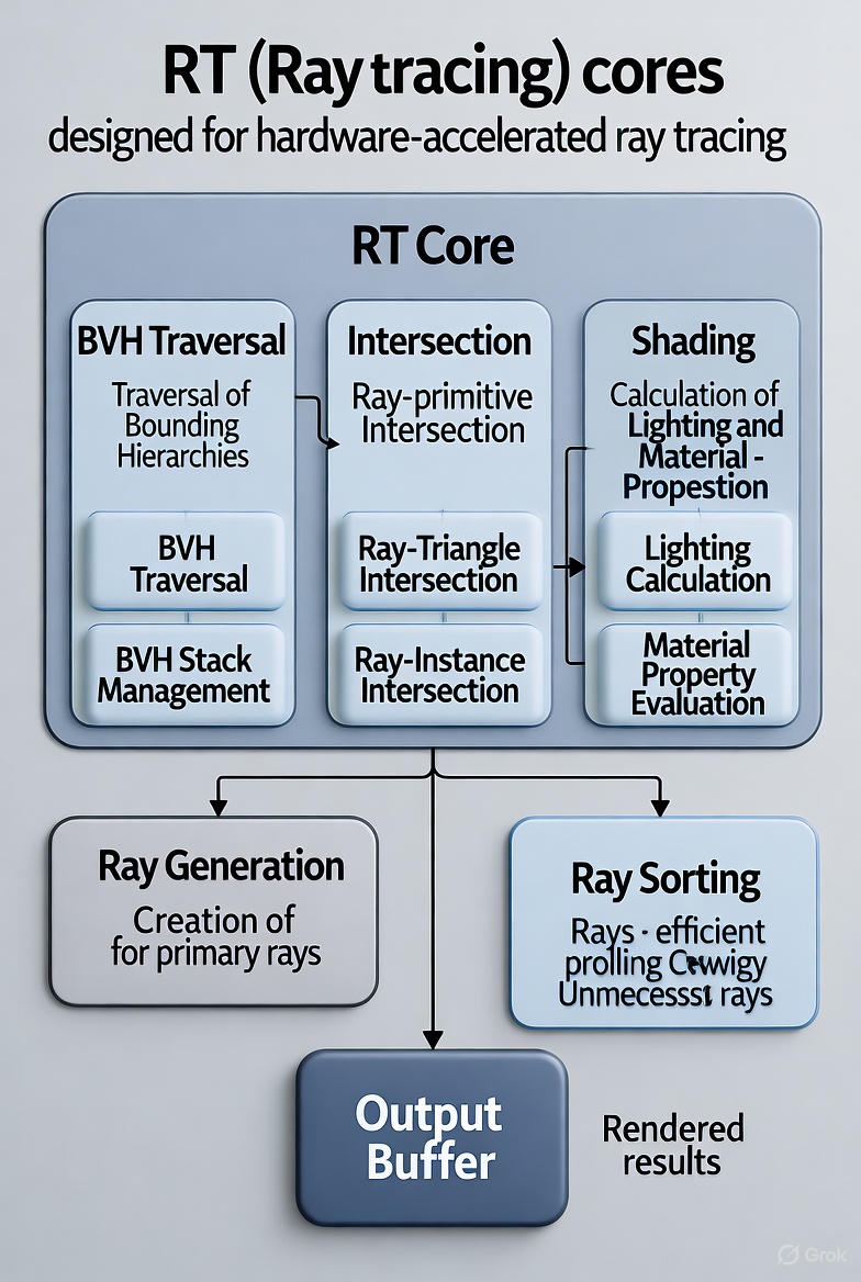 Архитектура RT-ядер для аппаратного ускорения ray tracing