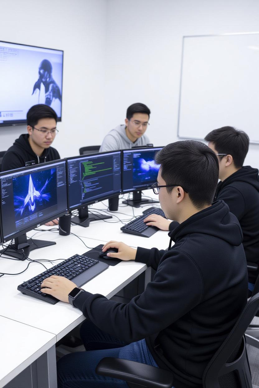 Команда разработчиков S-Game за работой над Phantom Blade Zero